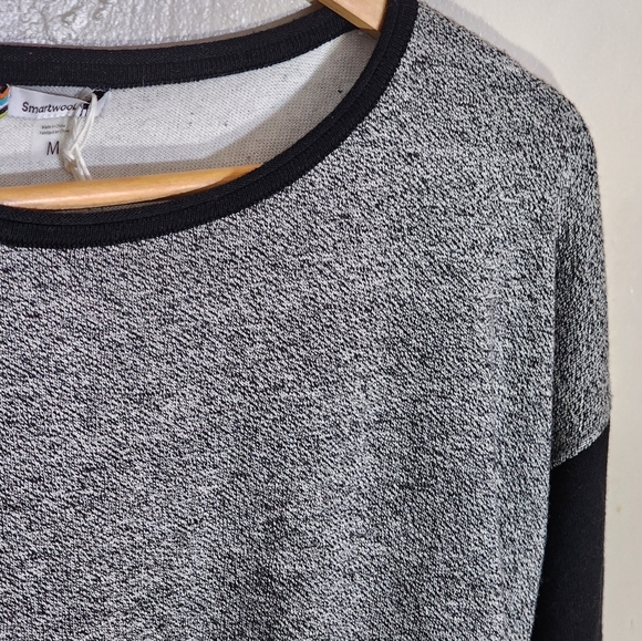 Smartwool Gray and Black Long Sleeve Top - Picture 3 of 7